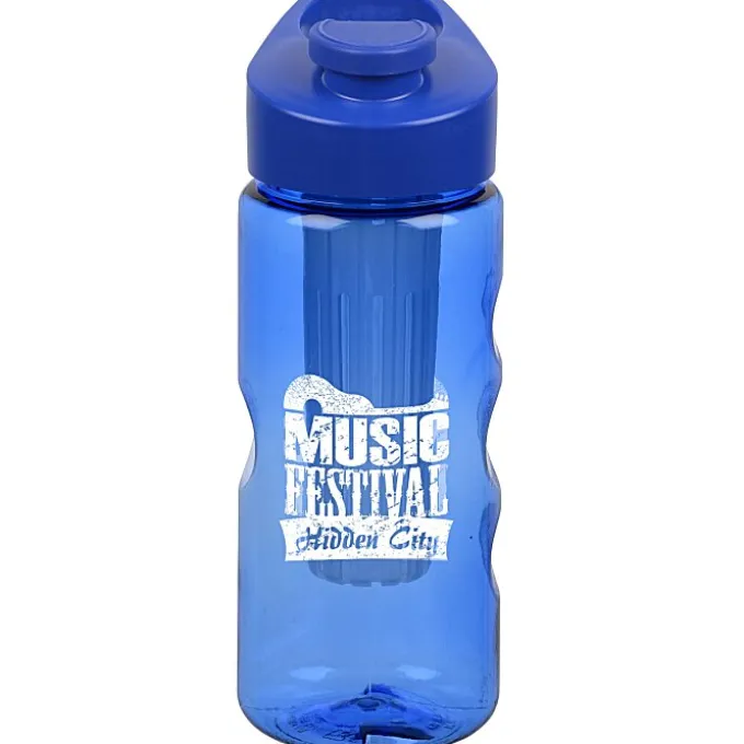 Infuser Mini Mountain Bottle with Flip Carry Lid - 22 oz