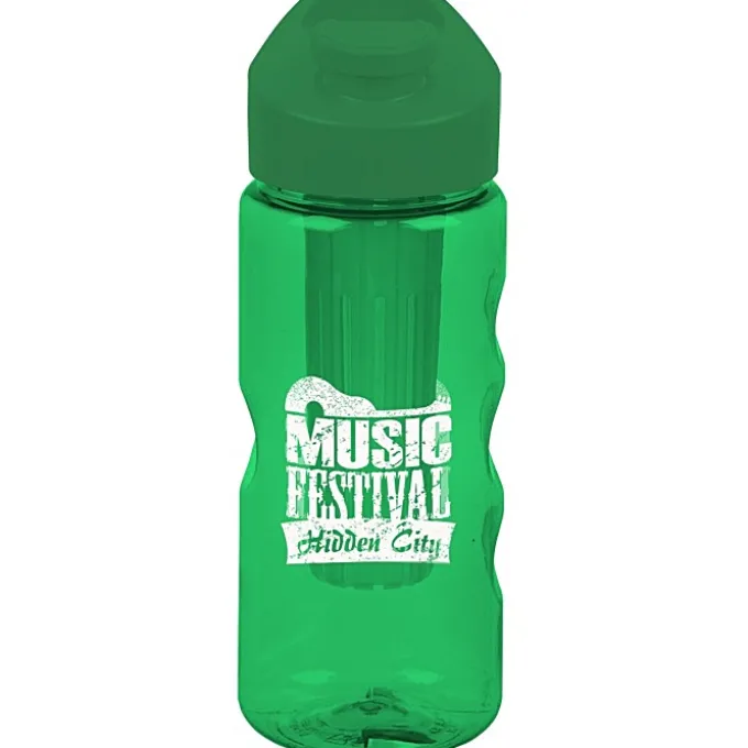 Infuser Mini Mountain Bottle with Flip Carry Lid - 22 oz
