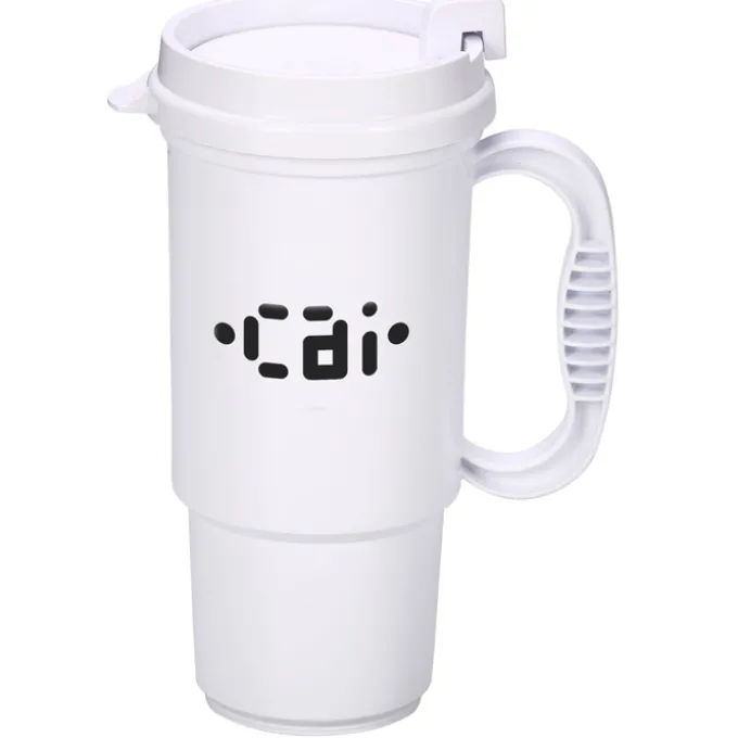Insulated Auto Mug - 16 oz - White Interior