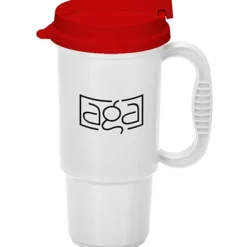 Insulated Auto Mug - 16 oz - White Interior