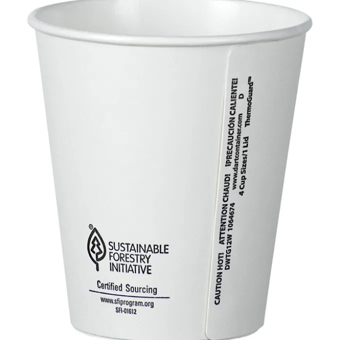 Insulated Paper Travel Cup - 12 oz. - Low Qty - Full Color