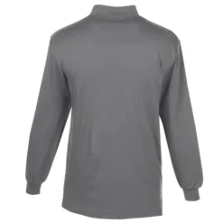 Interlock Knit Mock Turtleneck