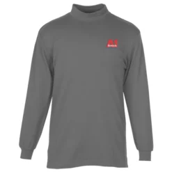 Interlock Knit Mock Turtleneck