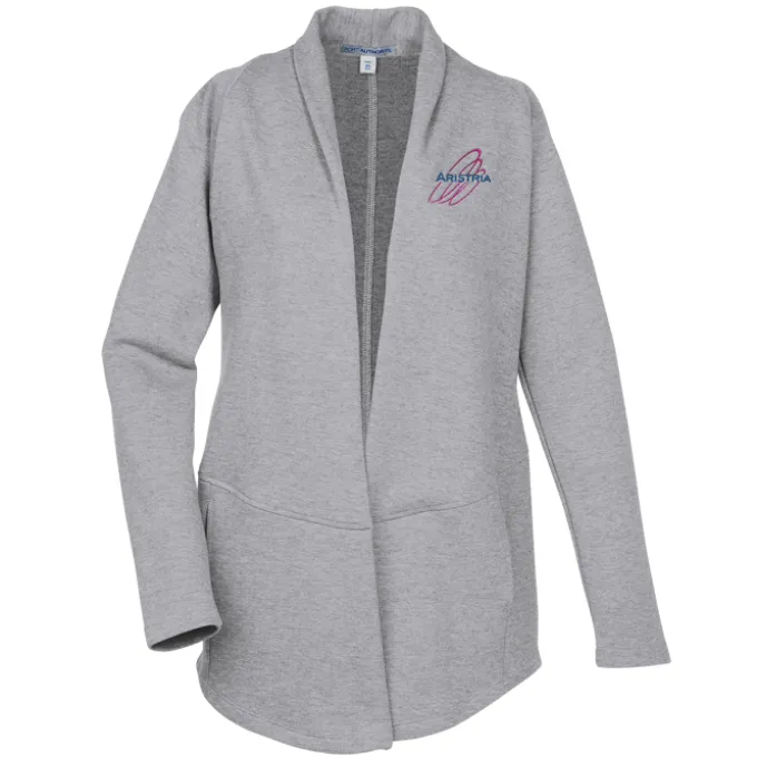 Interlock Open Cardigan - Ladies' - 24 hr