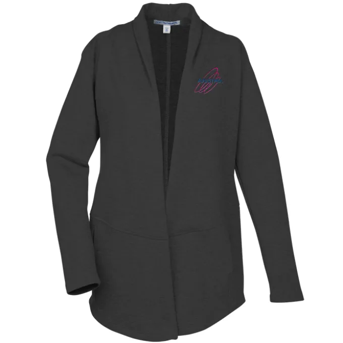 Interlock Open Cardigan - Ladies' - 24 hr