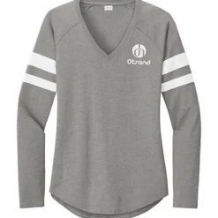 Intermission Stripe Long Sleeve V-Neck T-Shirt - Ladies'