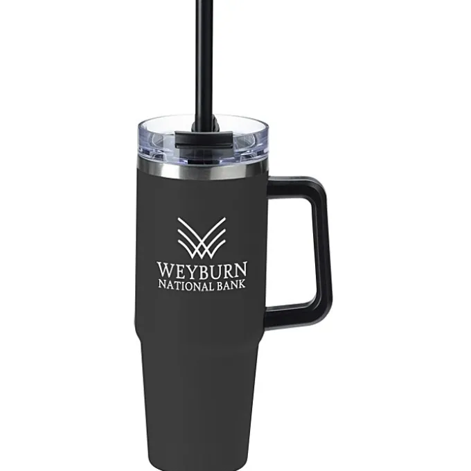 Intrepid Vacuum Mug with Straw - 30 oz