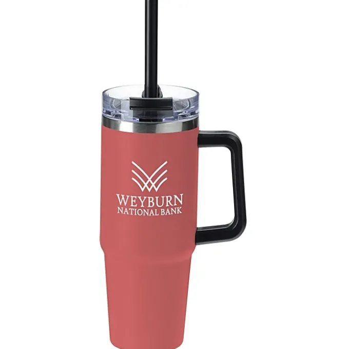Intrepid Vacuum Mug with Straw - 30 oz