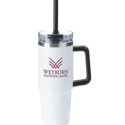 Intrepid Vacuum Mug with Straw - 30 oz