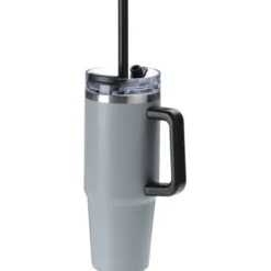 Intrepid Vacuum Mug with Straw - 30 oz