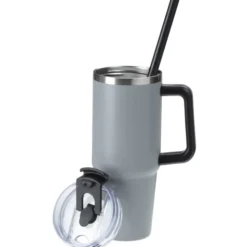 Intrepid Vacuum Mug with Straw - 30 oz