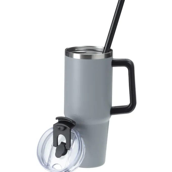 Intrepid Vacuum Mug with Straw - 30 oz