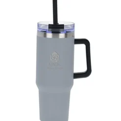 Intrepid Vacuum Mug with Straw - 40 oz - Laser Engraved