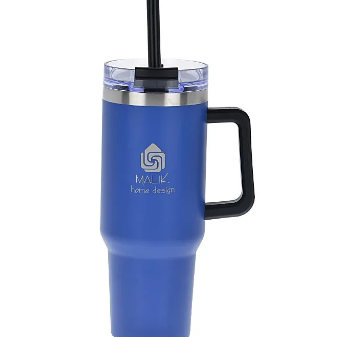 Intrepid Vacuum Mug with Straw - 40 oz - Laser Engraved