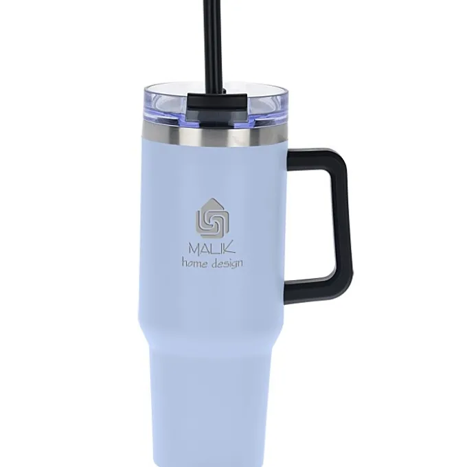 Intrepid Vacuum Mug with Straw - 40 oz - Laser Engraved