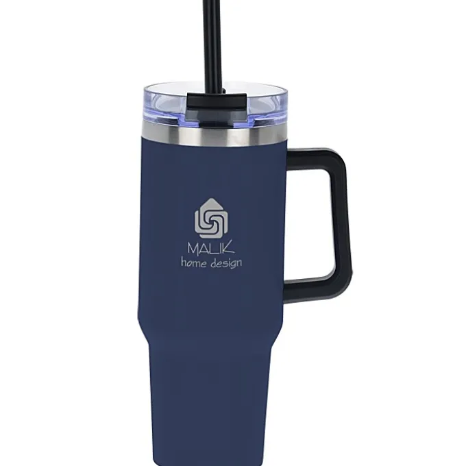 Intrepid Vacuum Mug with Straw - 40 oz - Laser Engraved
