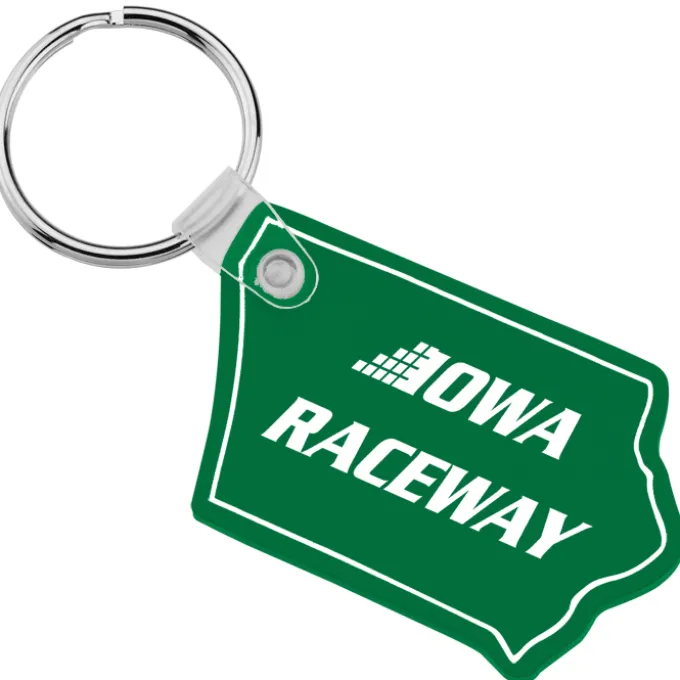 Iowa Soft Keychain - Translucent
