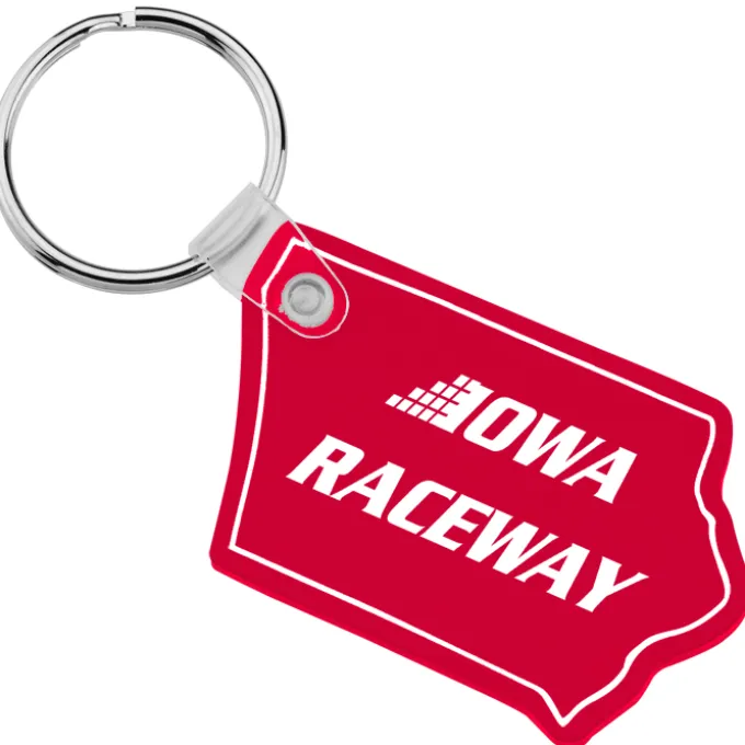 Iowa Soft Keychain - Translucent