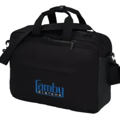 Jackson Slim Convertible Laptop Bag - Embroidered