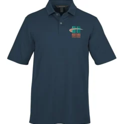 Jacquard Textured Jersey Polo - Men's