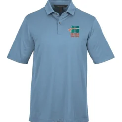 Jacquard Textured Jersey Polo - Men's