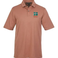 Jacquard Textured Jersey Polo - Men's