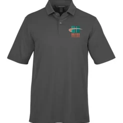 Jacquard Textured Jersey Polo - Men's