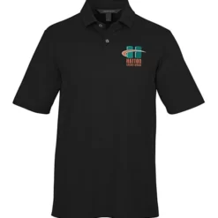 Jacquard Textured Jersey Polo - Men's