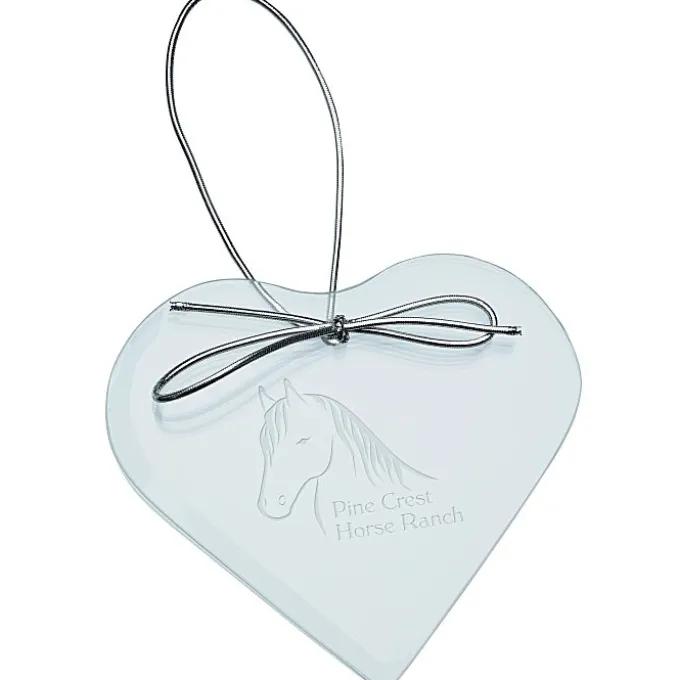 Jade Crystal Ornament - Heart