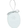 Jade Crystal Ornament - Oval