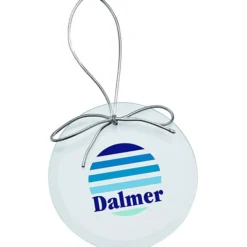 Jade Crystal Ornament - Round - Full Color