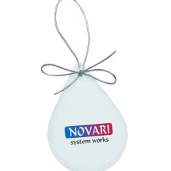 Jade Crystal Ornament - Teardrop - Full Color