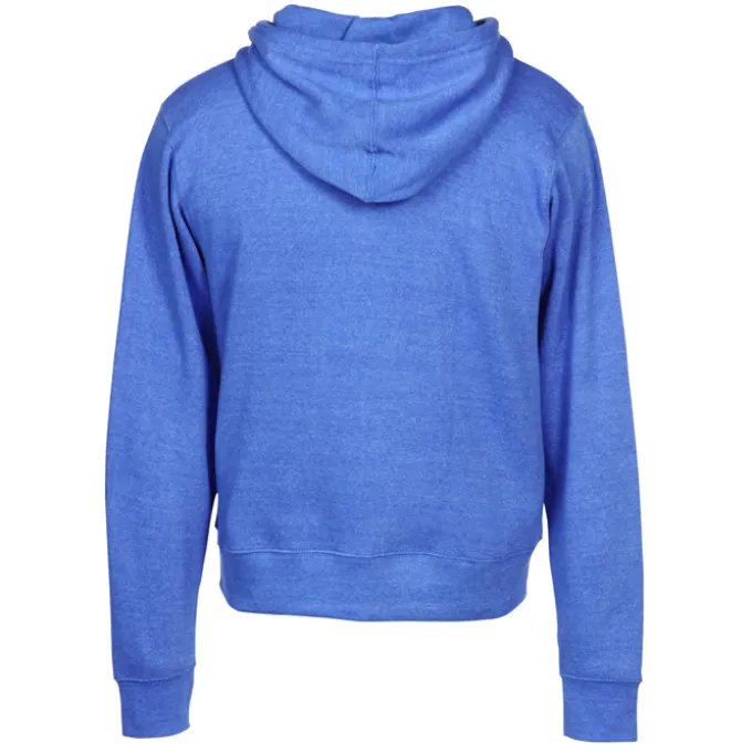 J. America Tri-Blend Full-Zip Hoodie - Screen