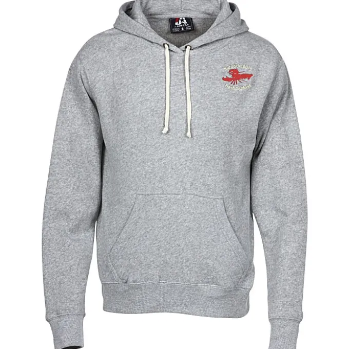J. America Tri-Blend Hoodie - Embroidered