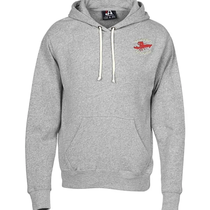 J. America Tri-Blend Hoodie - Embroidered