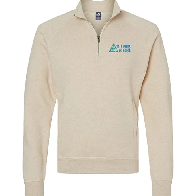 J. America Tri-Blend 1/4-Zip Pullover