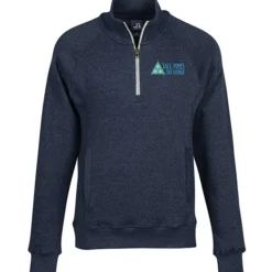 J. America Tri-Blend 1/4-Zip Pullover
