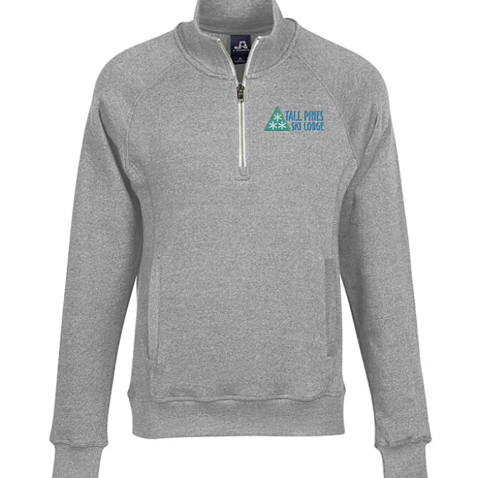 J. America Tri-Blend 1/4-Zip Pullover