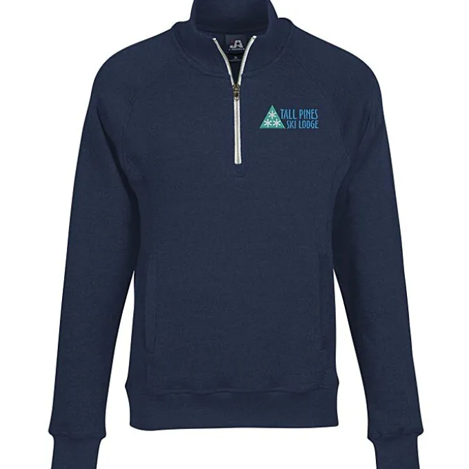 J. America Tri-Blend 1/4-Zip Pullover
