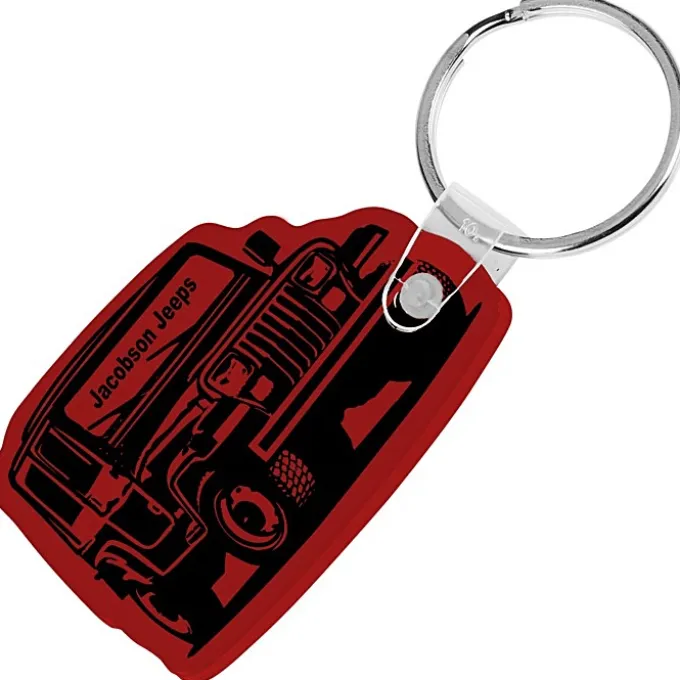 Jeep Soft Keychain - Opaque