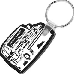 Jeep Soft Keychain - Opaque