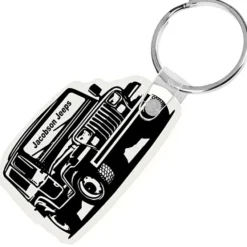 Jeep Soft Keychain - Opaque