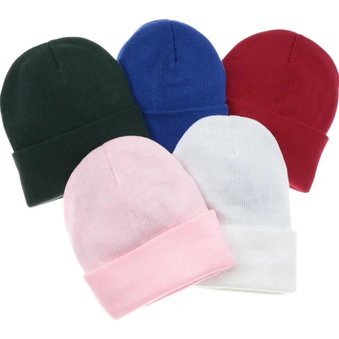 Jersey Lined Knit Cuff Beanie