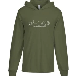 Jerzees Classics Cotton Long Sleeve Hooded T-Shirt - Screen