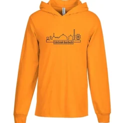 Jerzees Classics Cotton Long Sleeve Hooded T-Shirt - Screen
