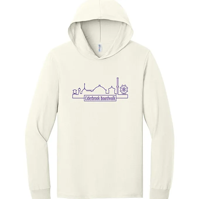 Jerzees Classics Cotton Long Sleeve Hooded T-Shirt - Screen