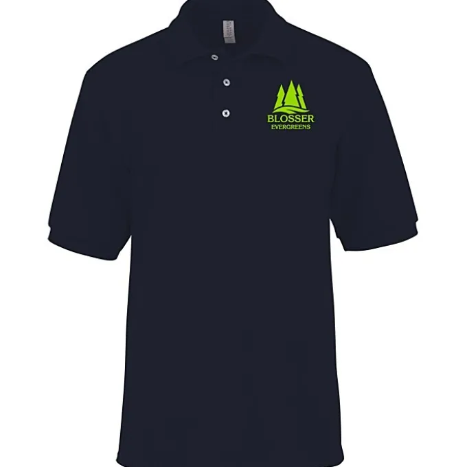 Jerzees Double Mesh Ringspun Cotton Polo - Men's - Screen