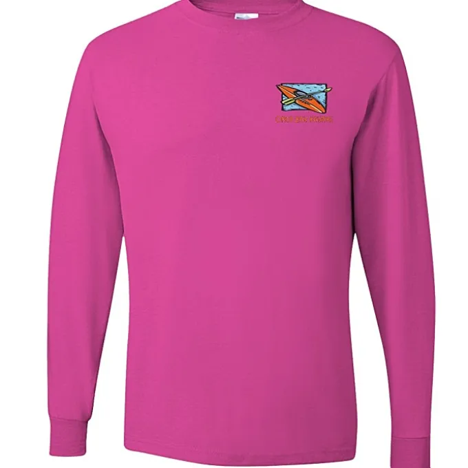 Jerzees Dri-Power 50/50 LS T-Shirt - Embroidered