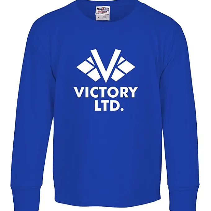 Jerzees Dri-Power 50/50 LS T-Shirt - Youth - Screen