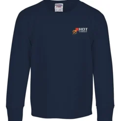 Jerzees Dri-Power 50/50 LS T-Shirt - Youth - Embroidered